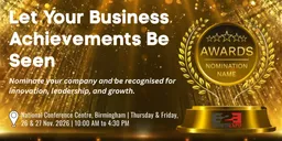 Business Growth Expo 2026 | Nominating Your Business For An Award